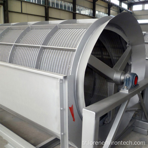 Dahili akış davul filtresi